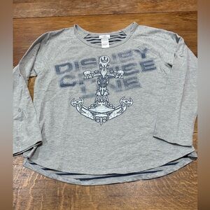 Disney cruise line exclusive Star Wars day at sea  sz XL Gray Long Sleeve Shirt